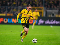 Maximilian Beier of Borussia Dortmund  controls the ball during the Champions League Round 4 match between Borussia Dortmund v SK Sturm Graz...