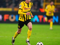 Maximilian Beier of Borussia Dortmund  controls the ball during the Champions League Round 4 match between Borussia Dortmund v SK Sturm Graz...