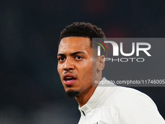 Felix Nmecha of Borussia Dortmund  looks on during the Champions League Round 4 match between Borussia Dortmund v SK Sturm Graz at the Signa...