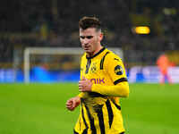 Pascal Groß of Borussia Dortmund  looks on during the Champions League Round 4 match between Borussia Dortmund v SK Sturm Graz at the Signal...