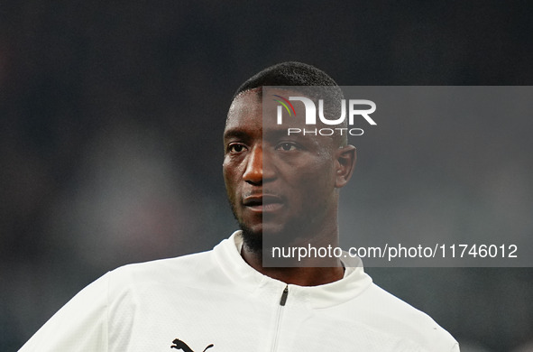 Serhou Guirassy of Borussia Dortmund  looks on during the Champions League Round 4 match between Borussia Dortmund v SK Sturm Graz at the Si...