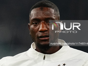 Serhou Guirassy of Borussia Dortmund  looks on during the Champions League Round 4 match between Borussia Dortmund v SK Sturm Graz at the Si...