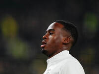 Jamie Gittens of Borussia Dortmund  looks on during the Champions League Round 4 match between Borussia Dortmund v SK Sturm Graz at the Sign...