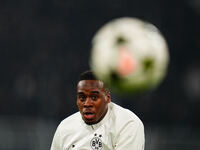 Jamie Gittens of Borussia Dortmund  looks on during the Champions League Round 4 match between Borussia Dortmund v SK Sturm Graz at the Sign...