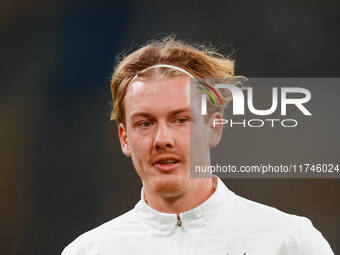 Julian Brandt of Borussia Dortmund  looks on during the Champions League Round 4 match between Borussia Dortmund v SK Sturm Graz at the Sign...