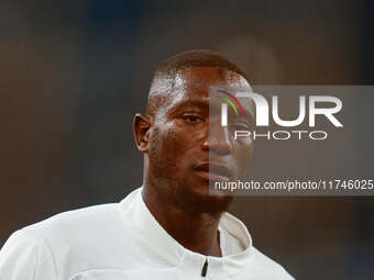 Serhou Guirassy of Borussia Dortmund  looks on during the Champions League Round 4 match between Borussia Dortmund v SK Sturm Graz at the Si...