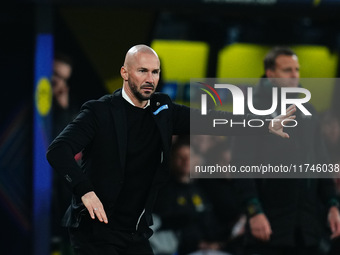 Christian Ilzer of SK Sturm Graz  looks on during the Champions League Round 4 match between Borussia Dortmund v SK Sturm Graz at the Signal...