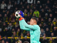 Kjell Scherpen of SK Sturm Graz  controls the ball during the Champions League Round 4 match between Borussia Dortmund v SK Sturm Graz at th...