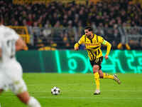 Emre Can of Borussia Dortmund  controls the ball during the Champions League Round 4 match between Borussia Dortmund v SK Sturm Graz at the...