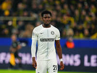 Tochi Chukwuani of SK Sturm Graz  looks on during the Champions League Round 4 match between Borussia Dortmund v SK Sturm Graz at the Signal...