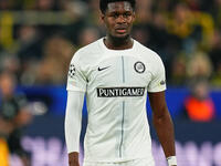 Tochi Chukwuani of SK Sturm Graz  looks on during the Champions League Round 4 match between Borussia Dortmund v SK Sturm Graz at the Signal...