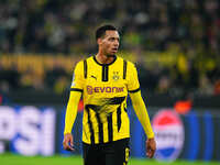 Felix Nmecha of Borussia Dortmund  looks on during the Champions League Round 4 match between Borussia Dortmund v SK Sturm Graz at the Signa...