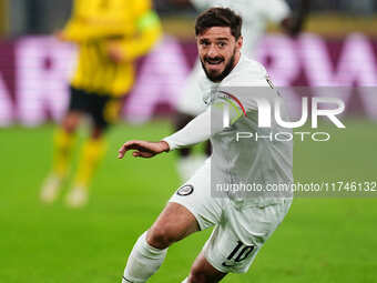 Otar Kiteishvili of SK Sturm Graz  looks on during the Champions League Round 4 match between Borussia Dortmund v SK Sturm Graz at the Signa...