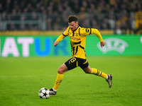 Pascal Groß of Borussia Dortmund  controls the ball during the Champions League Round 4 match between Borussia Dortmund v SK Sturm Graz at t...