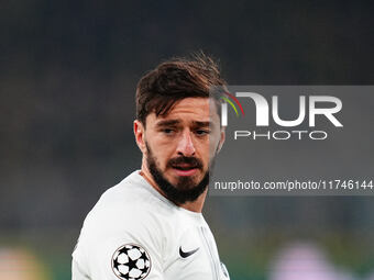 Otar Kiteishvili of SK Sturm Graz  looks on during the Champions League Round 4 match between Borussia Dortmund v SK Sturm Graz at the Signa...