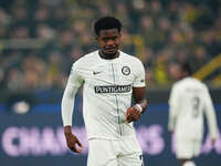 Tochi Chukwuani of SK Sturm Graz  looks on during the Champions League Round 4 match between Borussia Dortmund v SK Sturm Graz at the Signal...