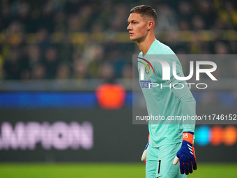 Kjell Scherpen of SK Sturm Graz  looks on during the Champions League Round 4 match between Borussia Dortmund v SK Sturm Graz at the Signal...