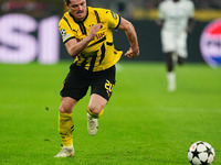 Marcel Sabitzer of Borussia Dortmund  controls the ball during the Champions League Round 4 match between Borussia Dortmund v SK Sturm Graz...