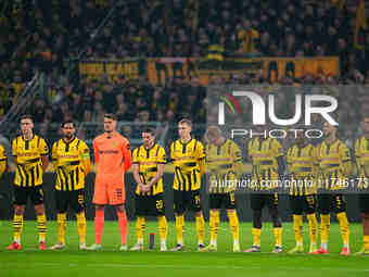  Borussia Dortmund team  during the Champions League Round 4 match between Borussia Dortmund v SK Sturm Graz at the Signal Luna Park stadium...