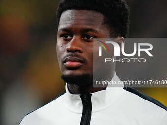 Tochi Chukwuani of SK Sturm Graz  looks on during the Champions League Round 4 match between Borussia Dortmund v SK Sturm Graz at the Signal...