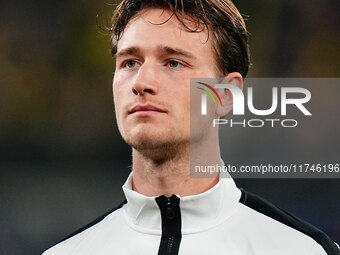 William Bøving of SK Sturm Graz  looks on during the Champions League Round 4 match between Borussia Dortmund v SK Sturm Graz at the Signal...