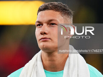 Kjell Scherpen of SK Sturm Graz  looks on during the Champions League Round 4 match between Borussia Dortmund v SK Sturm Graz at the Signal...