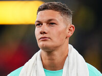 Kjell Scherpen of SK Sturm Graz  looks on during the Champions League Round 4 match between Borussia Dortmund v SK Sturm Graz at the Signal...