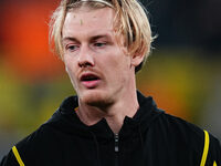 Julian Brandt of Borussia Dortmund  looks on during the Champions League Round 4 match between Borussia Dortmund v SK Sturm Graz at the Sign...