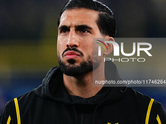 Emre Can of Borussia Dortmund  looks on during the Champions League Round 4 match between Borussia Dortmund v SK Sturm Graz at the Signal Lu...