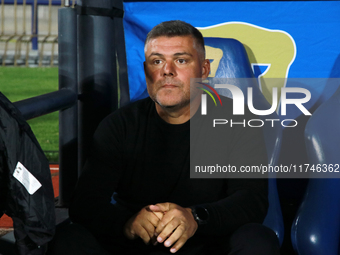 Mauro Gerk, technical director of Queretaro, is present during the match corresponding to round 16 of the Apertura 2024 tournament of the Li...