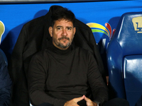 Gustavo Lema, technical director of the Pumas de la UNAM, is seen during the match corresponding to round 16 of the Apertura 2024 tournament...