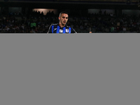 Franco Russo #4 of Queretaro watches the ball during the match corresponding to round 16 of the Apertura 2024 tournament of the Liga BBVA MX...