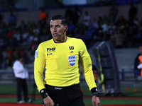 Referee Daniel Quintero Huitron officiates the match corresponding to round 16 of the Apertura 2024 tournament of the Liga BBVA MX, between...