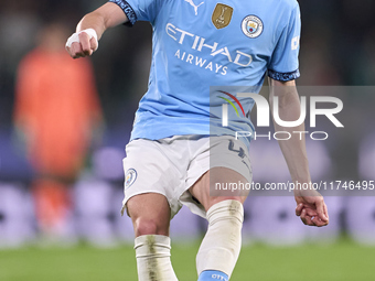 Phil Foden of Manchester City plays during the UEFA Champions League match between Sporting CP and Manchester City at Jose Alvalade Stadium...