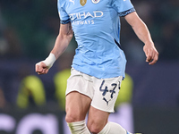 Phil Foden of Manchester City plays during the UEFA Champions League match between Sporting CP and Manchester City at Jose Alvalade Stadium...