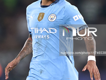 Savinho of Manchester City looks on during the UEFA Champions League match between Sporting CP and Manchester City at Jose Alvalade Stadium...