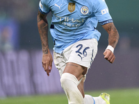 Savinho of Manchester City plays during the UEFA Champions League match between Sporting CP and Manchester City at Jose Alvalade Stadium in...