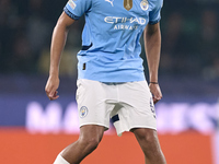 Jahmai Simpson-Pusey of Manchester City is in action during the UEFA Champions League match between Sporting CP and Manchester City at Jose...