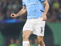 Mateo Kovacic of Manchester City is in action during the UEFA Champions League match between Sporting CP and Manchester City at Jose Alvalad...