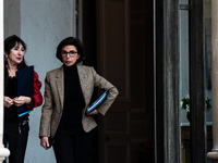 Rachida Dati, Minister of Culture, and Marie-Claire Carrere-Gee, Minister Delegate to the Prime Minister in charge of Government Coordinatio...