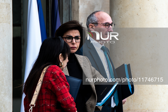 Paul Christophe, Minister of Solidarity and Equal Opportunities, attends the Council of Ministers at the Elysee in Paris, France, on Novembe...