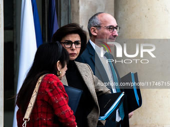 Paul Christophe, Minister of Solidarity and Equal Opportunities, attends the Council of Ministers at the Elysee in Paris, France, on Novembe...