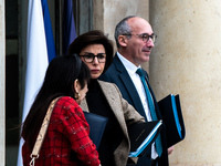 Paul Christophe, Minister of Solidarity and Equal Opportunities, attends the Council of Ministers at the Elysee in Paris, France, on Novembe...