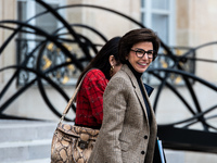 Rachida Dati, Minister of Culture, is at the Elysee Palace for the Council of Ministers in Paris, France, on November 6, 2024. (