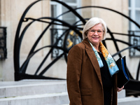 Catherine Vautrin, Minister for Partnerships with the Territories and Decentralisation, is at the Elysee Palace for the Council of Ministers...