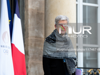 Genevieve Darrieussecq, Minister of Public Health, attends the Council of Ministers at the Elysee in Paris, France, on November 6, 2024. (