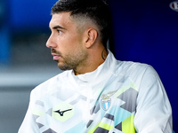 Mattia Zaccagni of SS Lazio looks on during the Serie A Enilive match between SS Lazio and Cagliari Calcio at Stadio Olimpico on November 4,...