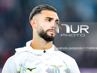 Taty Castellanos of SS Lazio looks on during the Serie A Enilive match between SS Lazio and Cagliari Calcio at Stadio Olimpico on November 4...