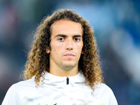 Matteo Guendouzi of SS Lazio looks on during the Serie A Enilive match between SS Lazio and Cagliari Calcio at Stadio Olimpico on November 4...