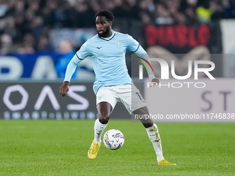 Boulaye Dia of SS Lazio during the Serie A Enilive match between SS Lazio and Cagliari Calcio at Stadio Olimpico on November 4, 2024 in Rome...